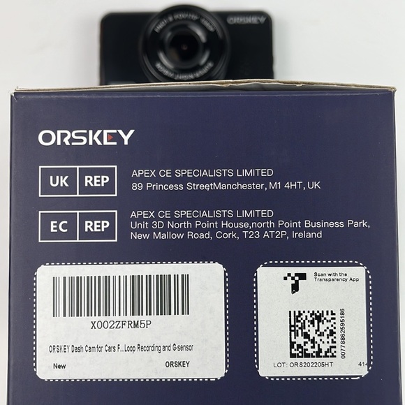 Orskey S900 1080P Dual Dash Cam - Picture 8 of 10